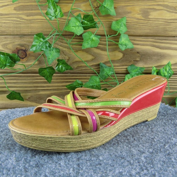 Italian Shoemakers Women Slide Sandal Shoes Multicolor Synthetic Size 8 Medium‎ - Picture 1 of 9